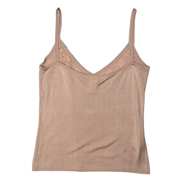 Vintage Collette Dinnigan 100% Silk Beaded Tank and Cardigan Matching Set - Picture 5 of 10